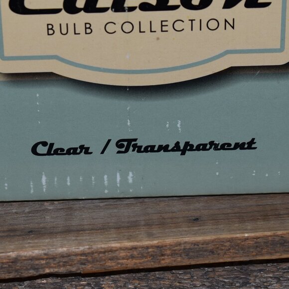 Vintage Style Clear Glass Edison Bulbs 4 Pack Set NIB - Picture 3 of 13